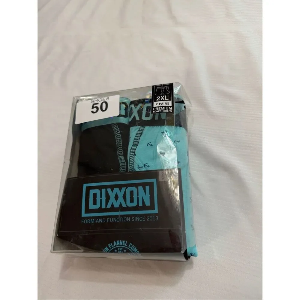 Dixxon 2 Pair Boxer Briefs Size 2XL New